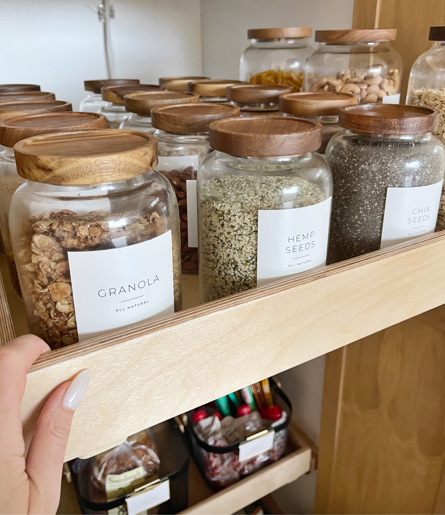 ORG \ food organization! Glass jars from
Amazon and custom labels from Etsy!

Home
Kitchen
Decor 

#LTKfindsunder50 #LTKhome