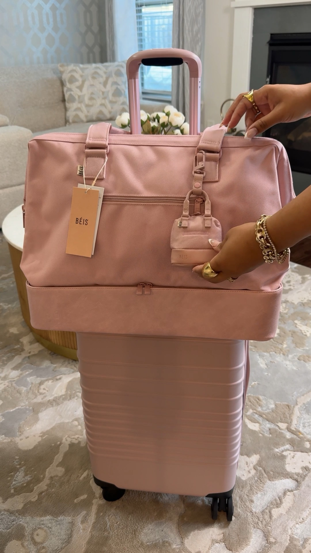 Spring luggage @beistravel This set in Atlas Pink and I’m obsessed 

#LTKgrwm #LTKSpringSale #LTKTravel