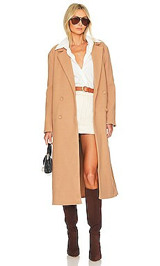 Steve Madden Isn't It Iconic Coat in Tan from Revolve.com | Revolve Clothing (Global)