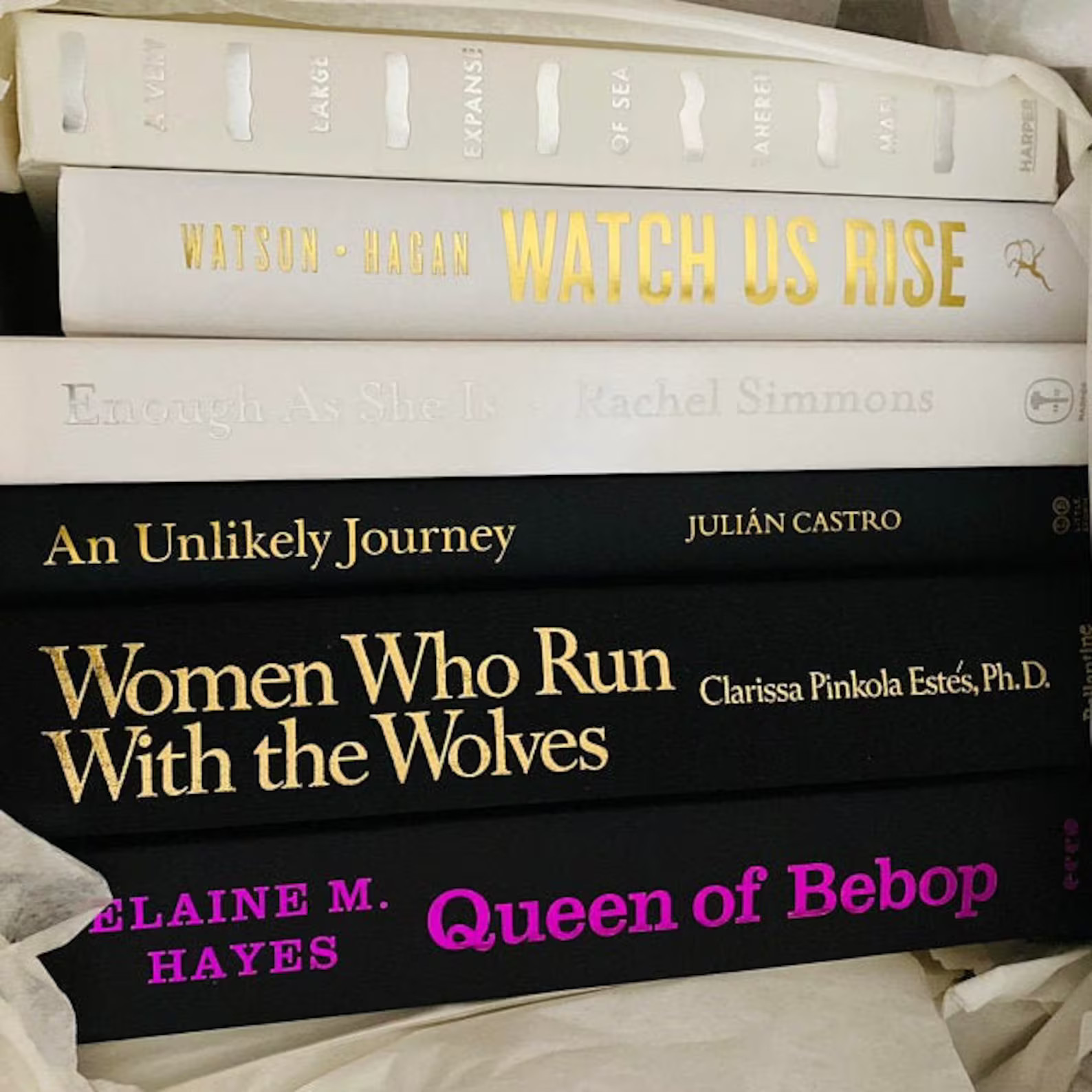 Bundle of White Ivory Decorative Books With Gold Copper - Etsy | Etsy (US)