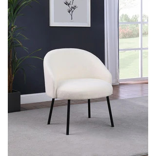 HomePop Modern Sherpa Accent Chair | Bed Bath & Beyond