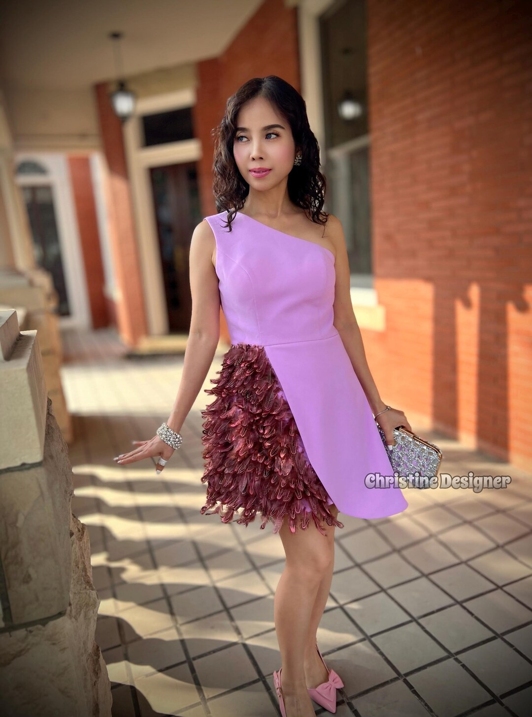 Jessica Dress in Purple Lavender for Wedding Guest, Party Dress, Occasion Wear - Etsy | Etsy (US)