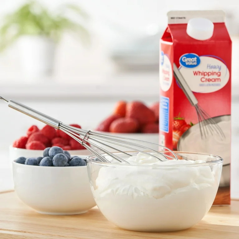Great Value Heavy Whipping Cream, 32 oz Carton, Refrigerated | Walmart (US)