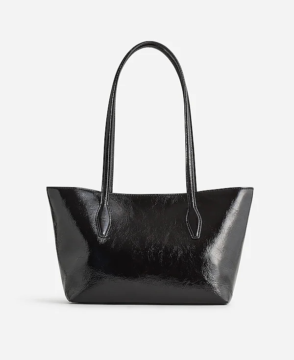 Mini Shopper Tote in Patent Leather | Madewell | Madewell