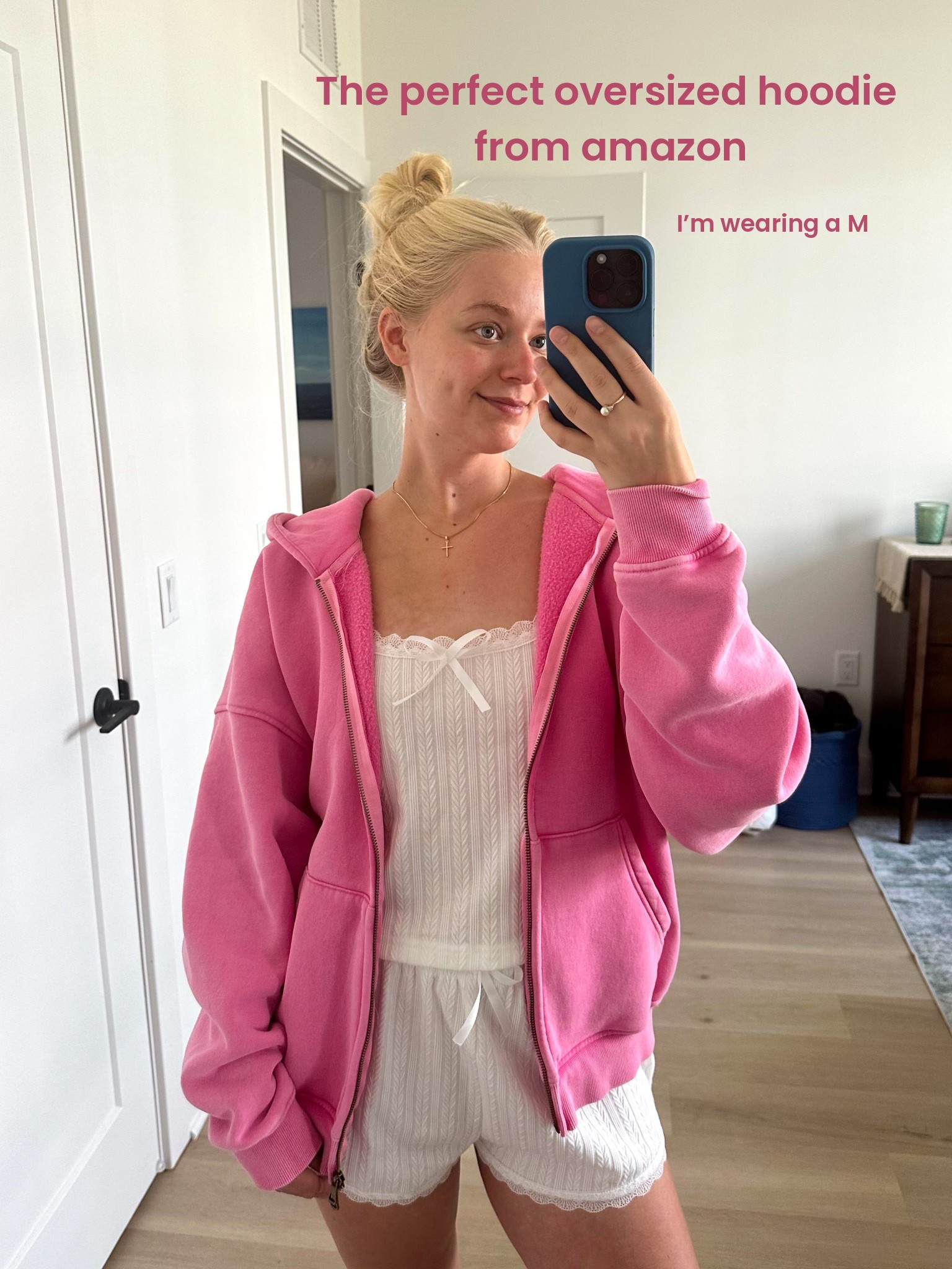 The perfect oversized zip up hoodie is from Amazon! Countless colors to choose from - I’m wearing a medium 

#LTKActive #LTKFindsUnder50 #LTKStyleTip