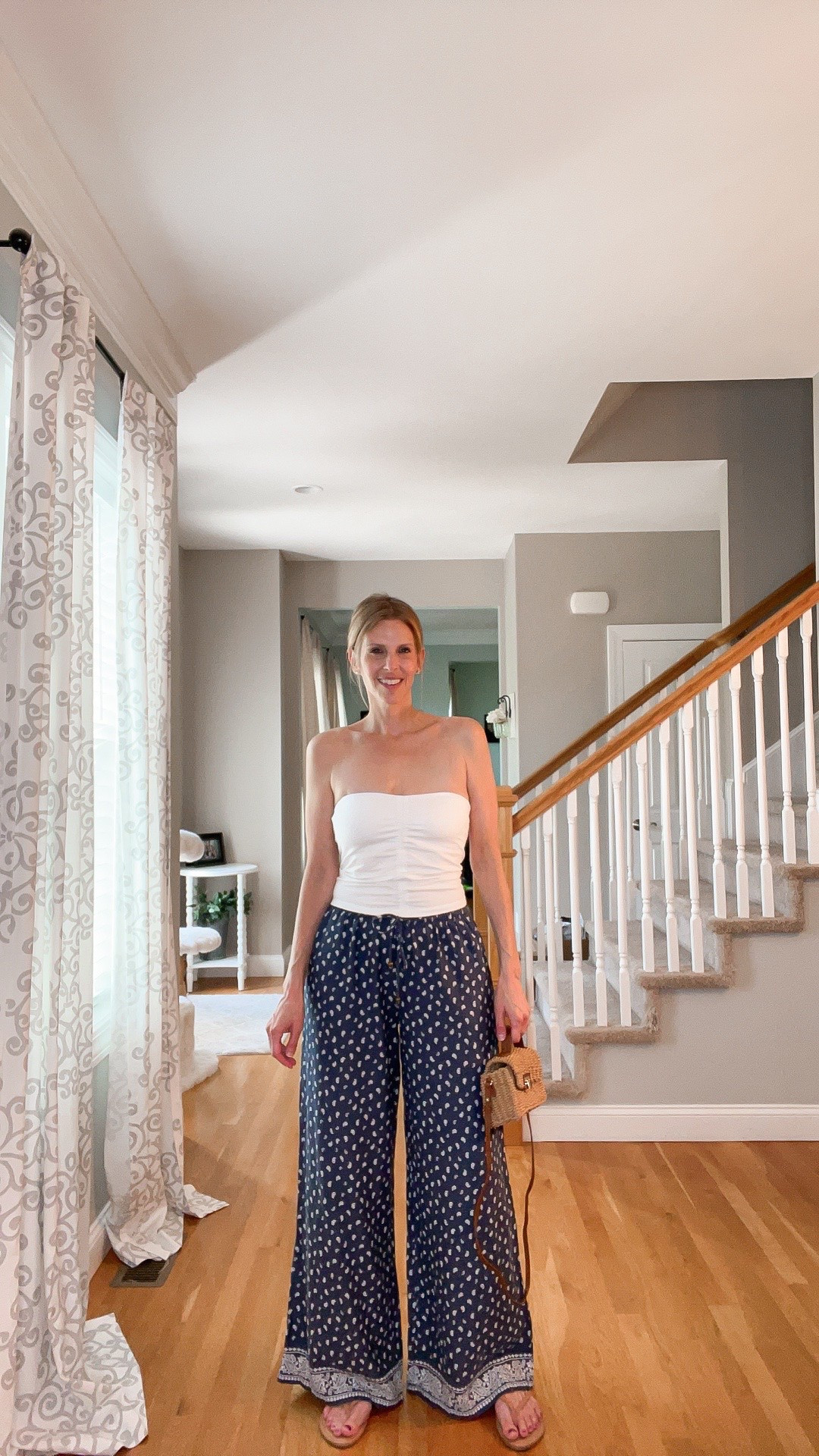 ☀️💙 Can we talk about these pants?

They’re lightweight, flowy, incredibly comfortable, and the print is so good. One of my favorite Target finds this season. ✨👜

#LTKOver40 #LTKSeasonal