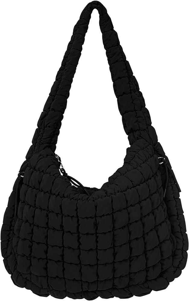 Juoxeepy Quilted Tote Bag Large Quilted Carryall Puffer Shoulder Bag Lightweight Quilted Padding ... | Amazon (US)