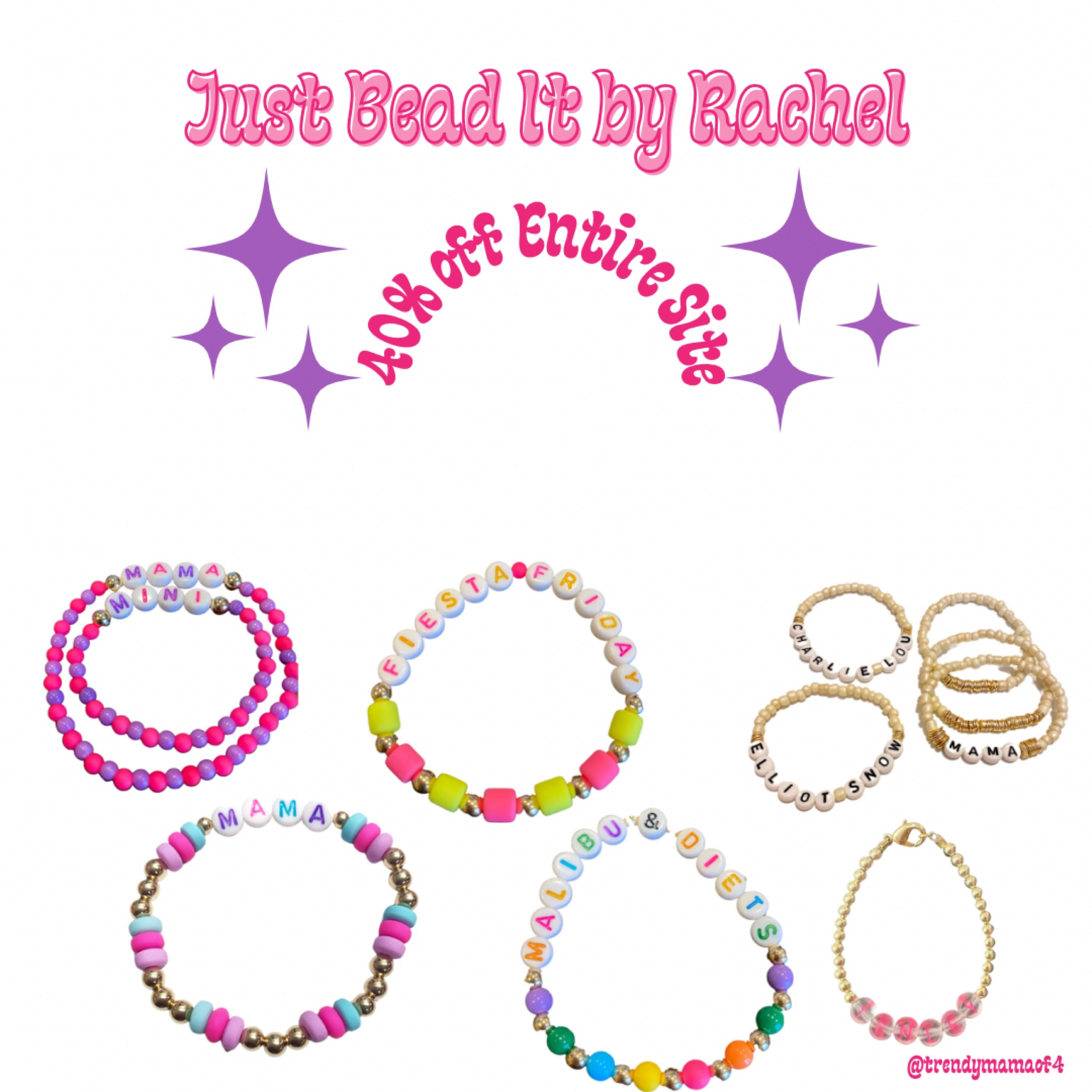Support Small Business 
Just Bead it by Rachel
40% off Entire Site
#beadedbracelets #fiestafridaybracelets #bracelets

#LTKGiftGuide #LTKHoliday #LTKsalealert