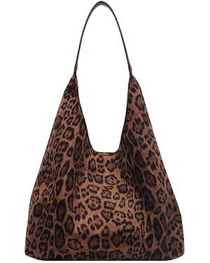 Cheetah Leopard Print Tote Bag Large Capacity Bag Leopard Bag Women Shopper Women's Bag | Amazon (US)