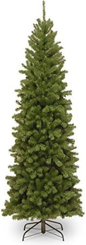 National Tree Company Feel Real Montgomery 6.5-Foot Clear Prelit Slender Corner Christmas Tree wi... | Amazon (US)
