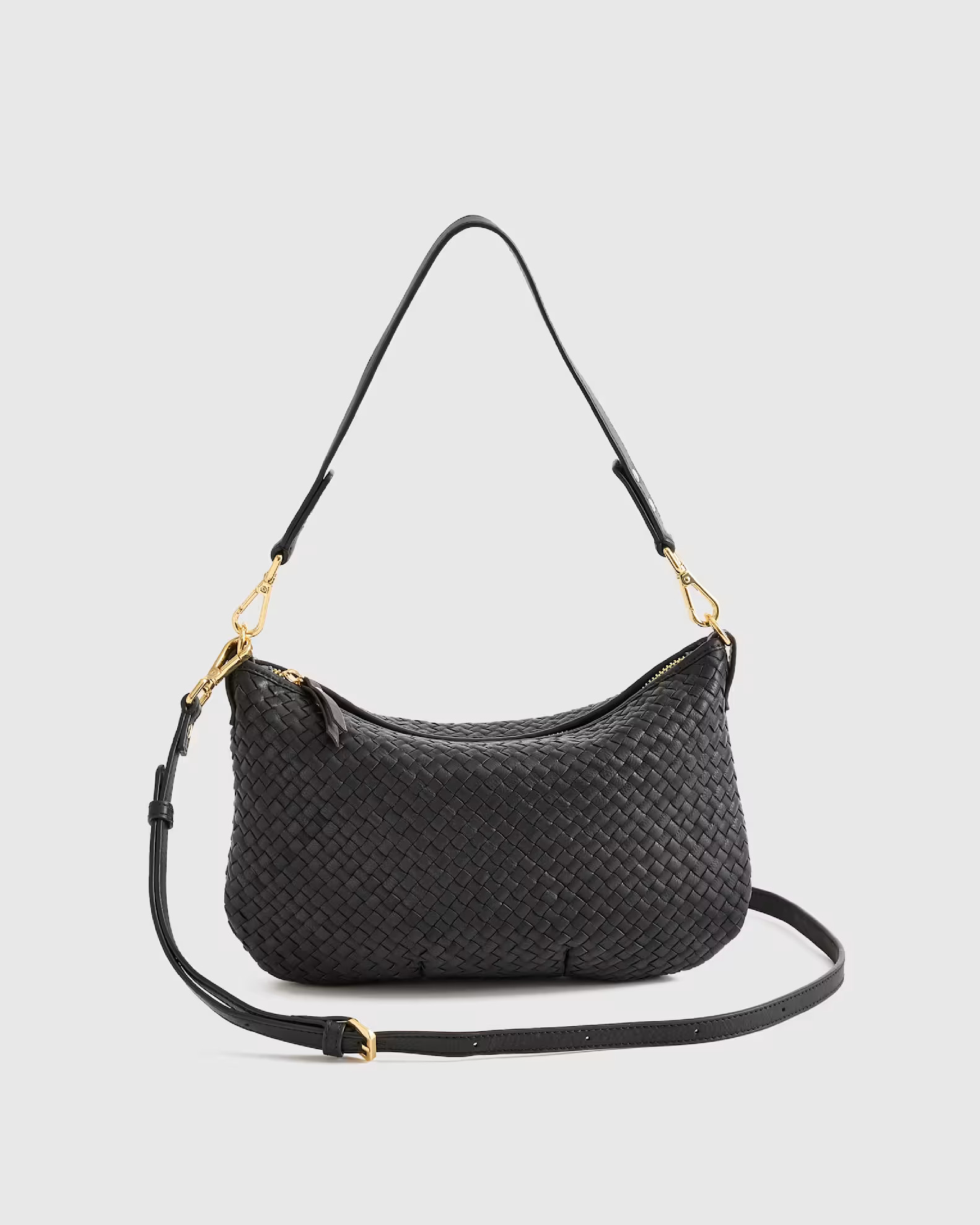 Italian Handwoven Leather Mini Shoulder Bag | Quince