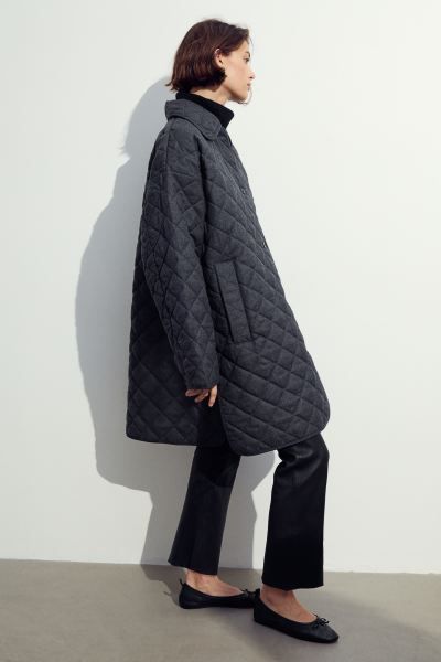 Oversized Quilted Coat | H&M (US + CA)