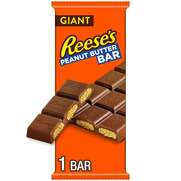 Reese's Chocolate Peanut Butter Creme Giant Candy, Bar 7.37 oz | Walmart (US)
