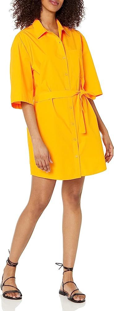 The Drop Women's Dakota Belted Mini Shirt Dress | Amazon (US)