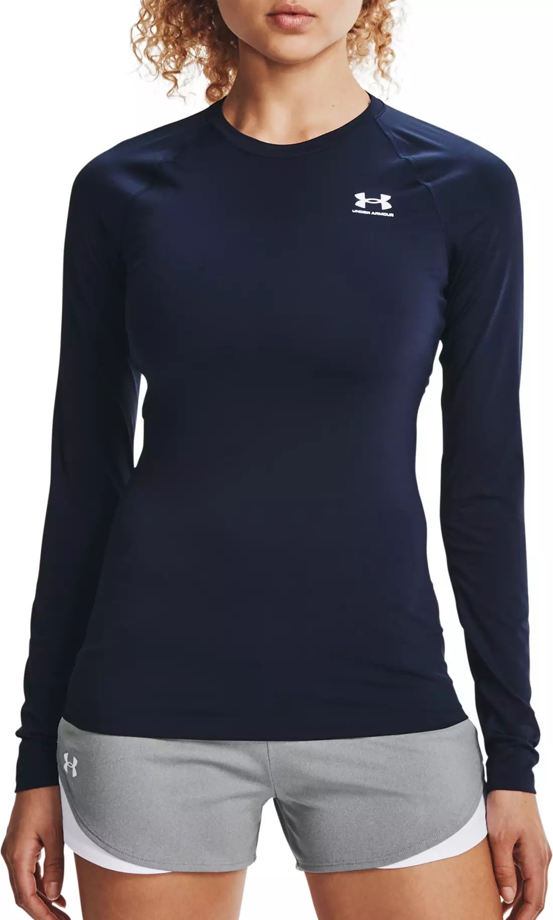 Under Armour Women's HeatGear Authentic Compression Long-Sleeve Shirt | Dick's Sporting Goods