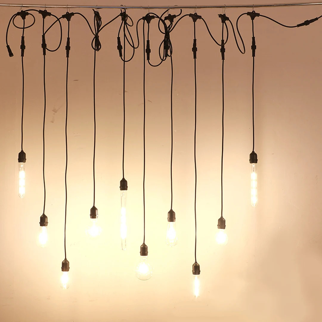 Custom your size Vintage Industrial style Edison Ceiling Retro Light pendant lamp stage evening p... | Etsy (US)