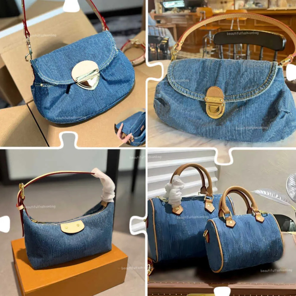 Save Big on Bulk Lv Bum Bag White Luxury Shoulder Bags NANO SP Jean Bag Denim Designer Bag Should... | DHGate