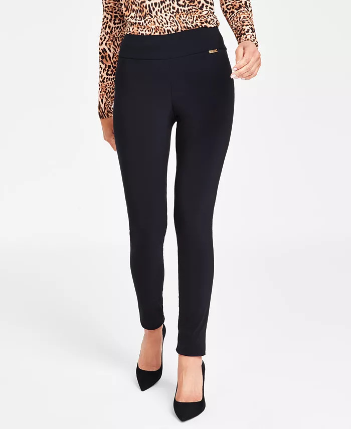 I.N.C. International Concepts Women's Tummy-Control Mid-Rise Skinny Pants, Regular, Long & Short ... | Macy's