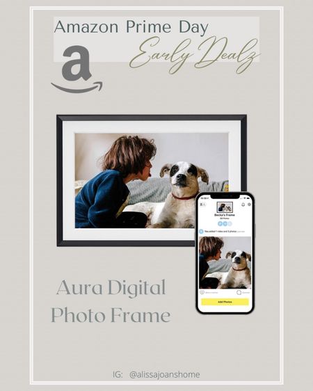 Amazon Prime Day is tomorrow!  This Aura Digital Photo Frame is perfect to display all of your pictures, which can be uploaded right from your phone! 

On sale through the 12th, different styles are available  

#LTKxPrimeDay #LTKsalealert #LTKhome