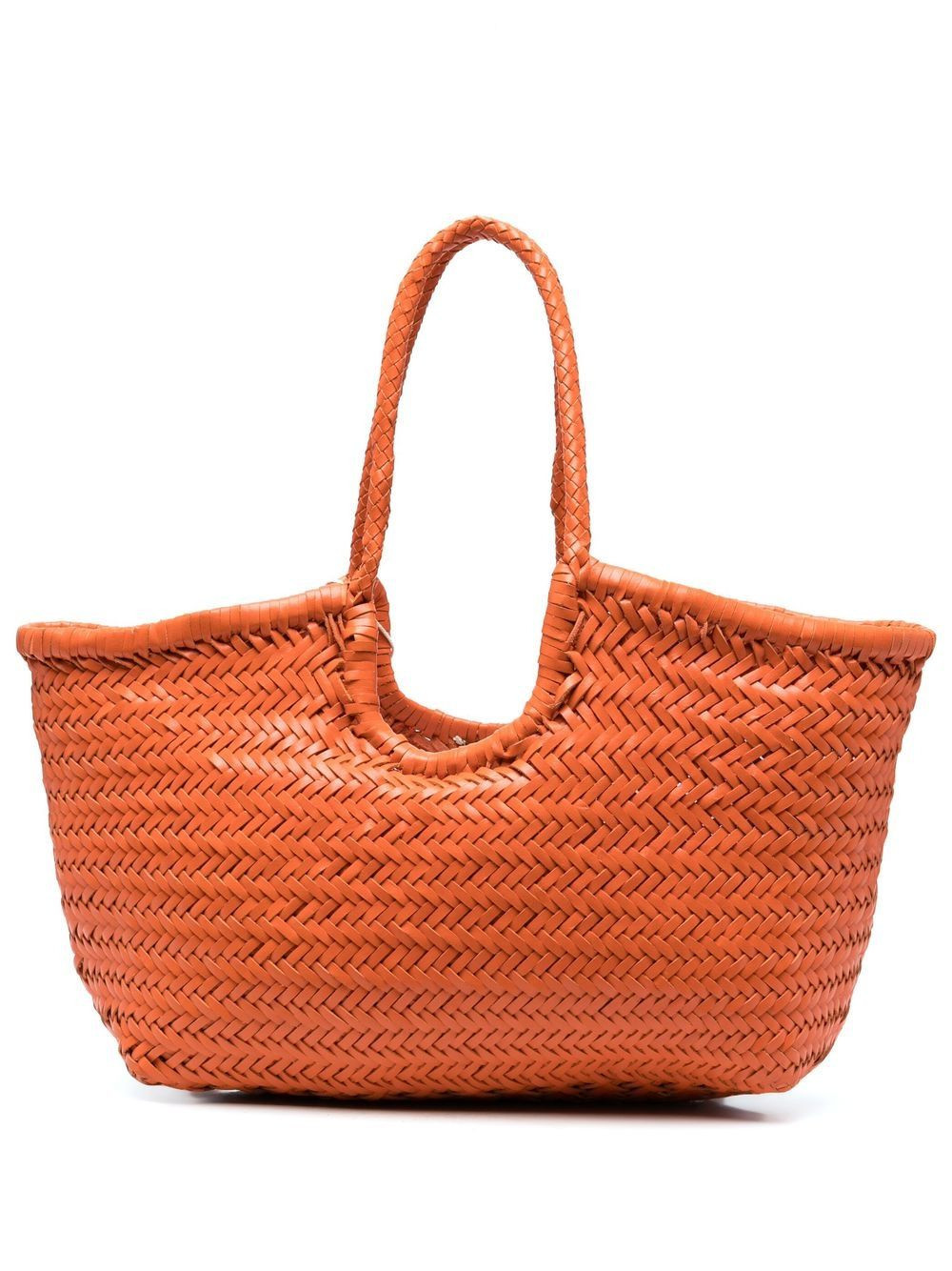 DRAGON DIFFUSION interwoven-design tote bag - Orange | Farfetch Global