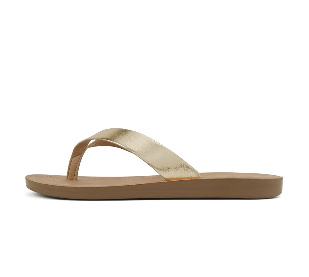 Soda Shoes Women Flip Flops Basic Plain Slippers Thongs Sandals Strap Casual Beach Ella-S | Amazon (US)