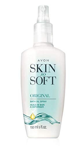 Avon Skin So Soft Original Bath Oil Spray - Moisturizing Shower Oil with Jojoba Oil & Vitamin E - Non-Greasy Formula for Dry Skin Care - After Shower Moisturizer for Women - Hydrating Spray, 5 fl oz | Amazon (US)