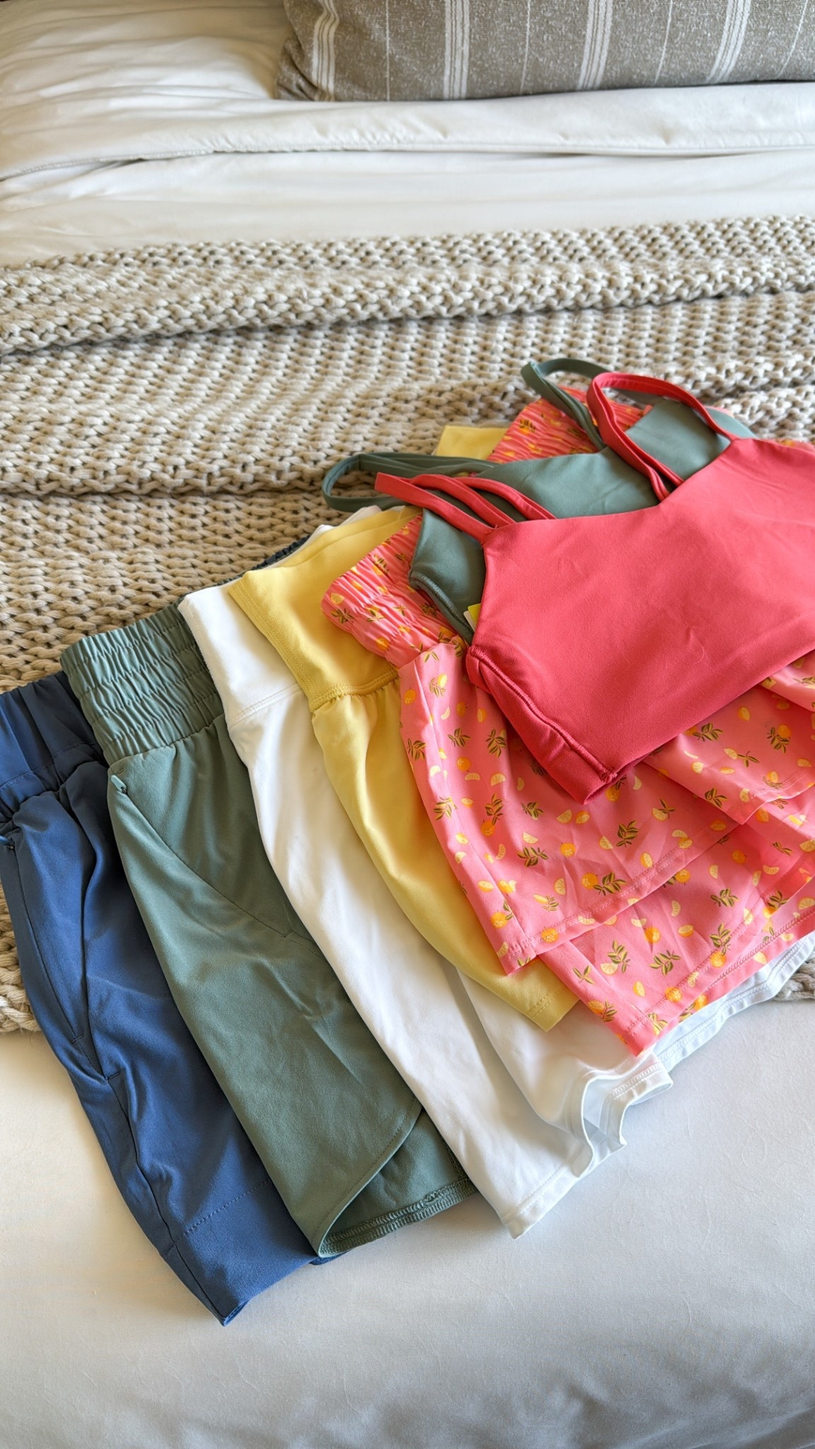Target Circle Week 🎯 Here’s my latest Target activewear order! ⭐️

I’m loving all the fun and vibrant colors in all the athletic shorts and sports bras! 

Sports bra  - size small, light support with built-in padding, material is so soft and comfortable! I always size up in sports bras.

Athletic shorts - size XS in every pair

Coral tennis dress - XS, shorts are attached in the front, but not the back so you can pull them down a bit

Target activewear  / spring activewear / workout outfit / matching workout set / Target finds / Target Spring / Target must haves

#LTKActive #LTKSeasonal #LTKSaleAlert
