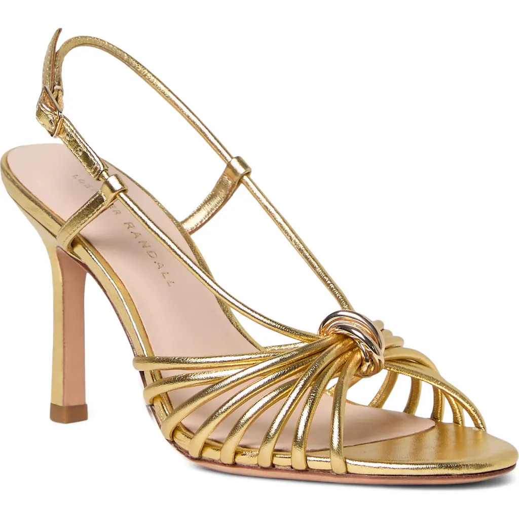 Loeffler Randall Mareka Slingback Sandal in Gold at Nordstrom, Size 9 | Nordstrom