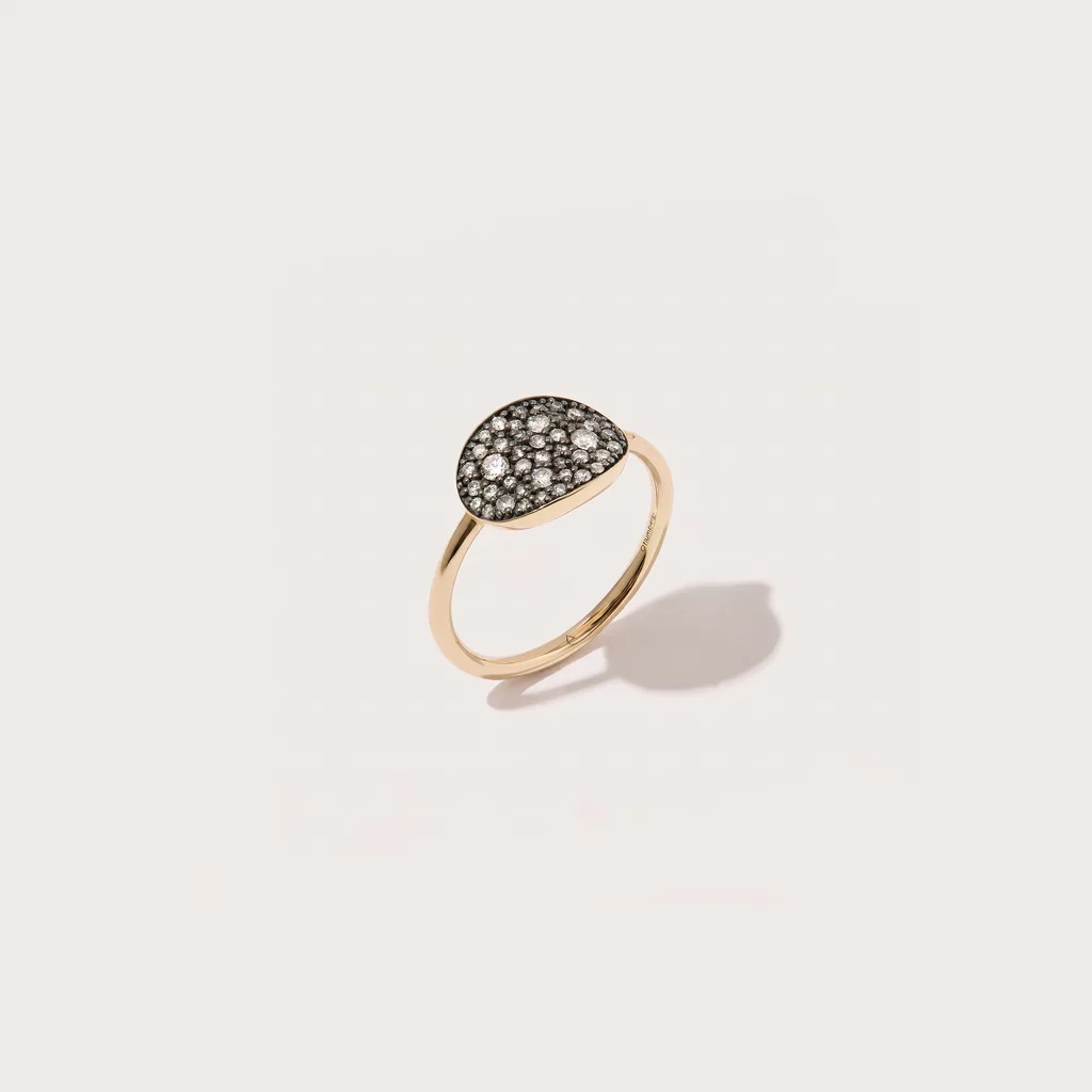 Midnight Diamond Signet Ring | Otiumberg