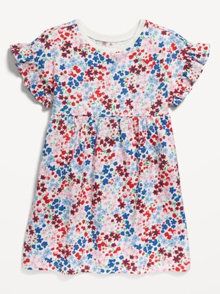 Printed Fit and Flare Dress for Toddler Girls | Old Navy (US)