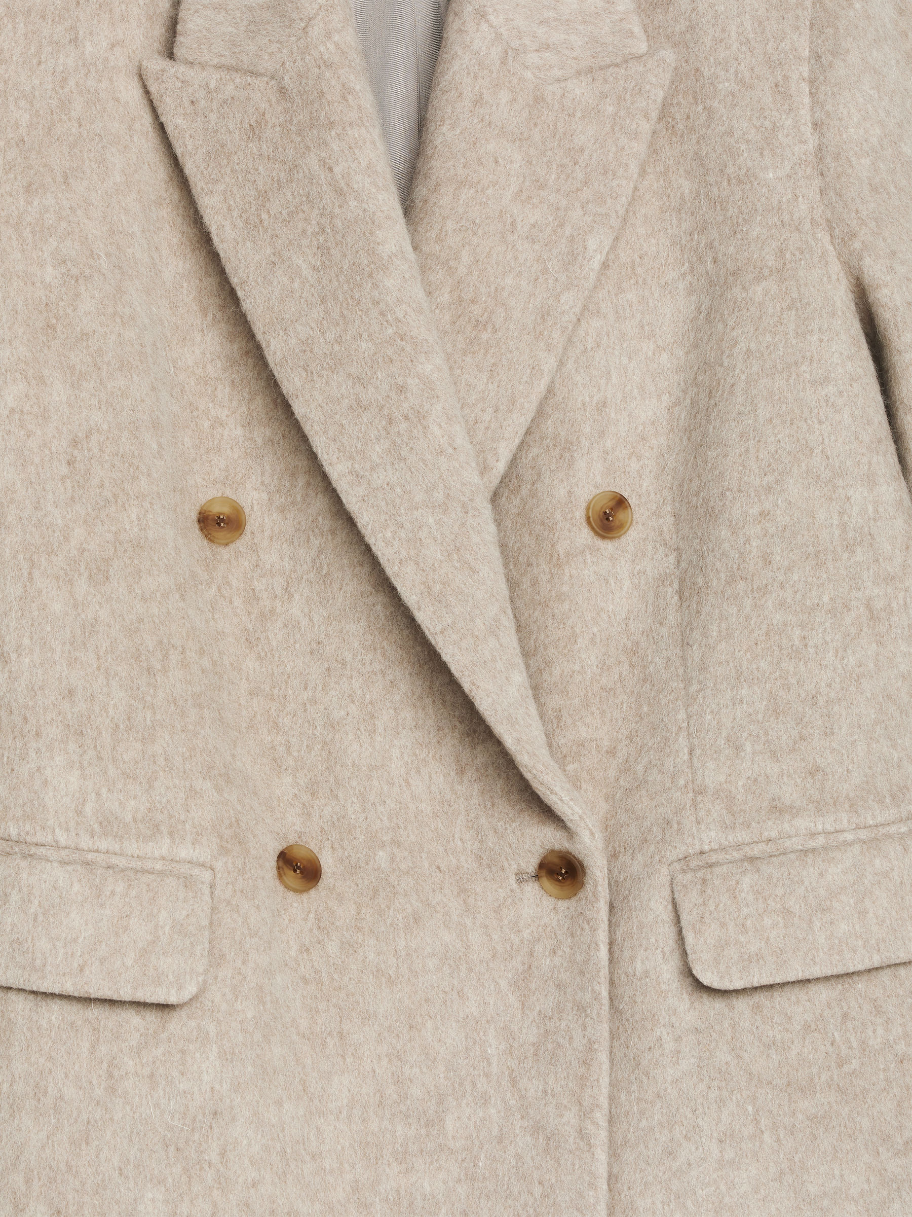Brushed Wool Blazer – Light Mole – Women – ARKET GB | Arket UK