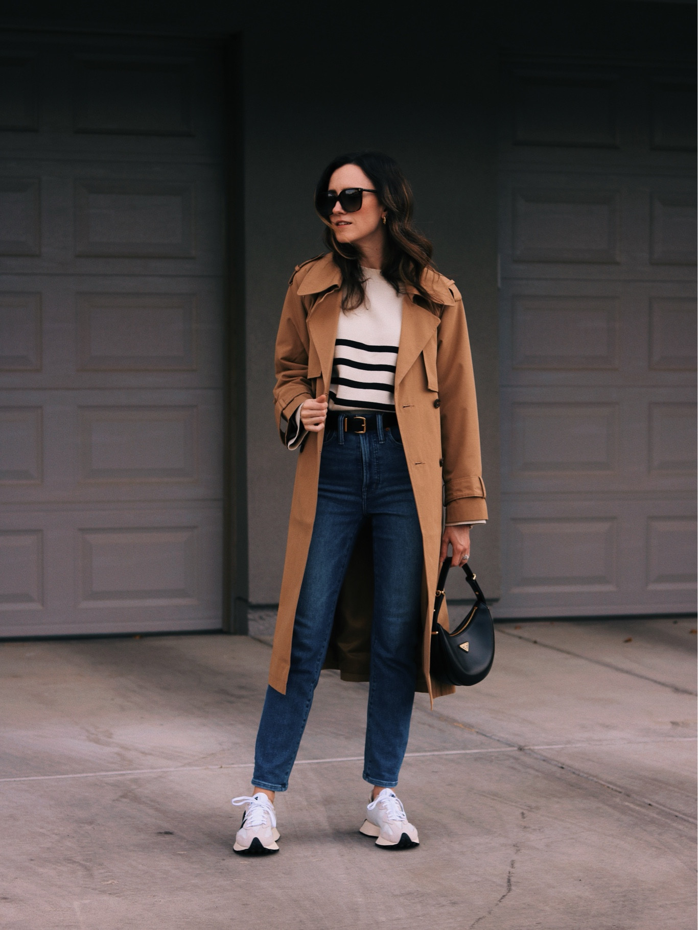 A classic outfit that never goes out of style 🖤 this trench coat is so versatile & I can’t believe I’ve never owned one until now! Wearing an XS. Recommend going up 1/2 a size in the shoes

#LTKstyletip #LTKshoecrush #LTKMostLoved