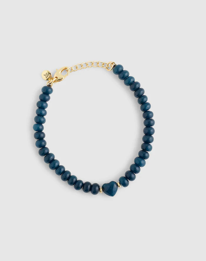 Semiprecious Flower Charm Beaded Bracelet | Madewell