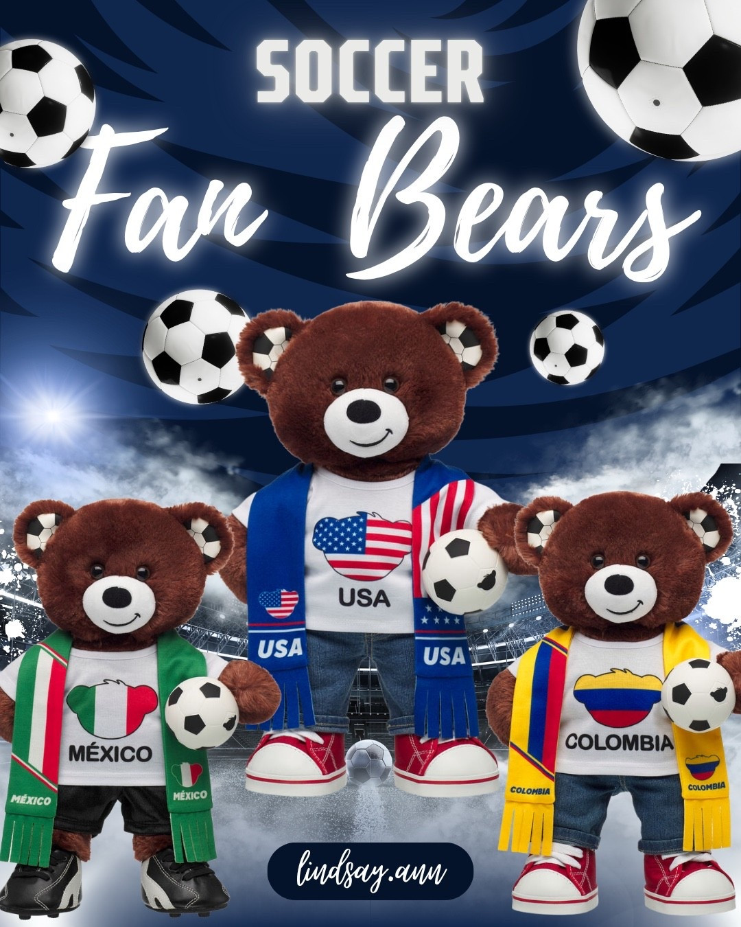 ⚽ Build-A-Bear understood the assignment. These new World Cup-inspired bears and gift sets are too cute! Tap to shop all!