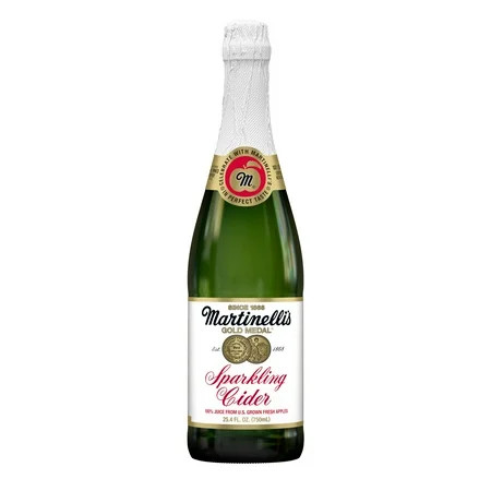 Martinelli's Sparkling Apple Cider, 25.4 fl oz Glass Bottle | Walmart (US)