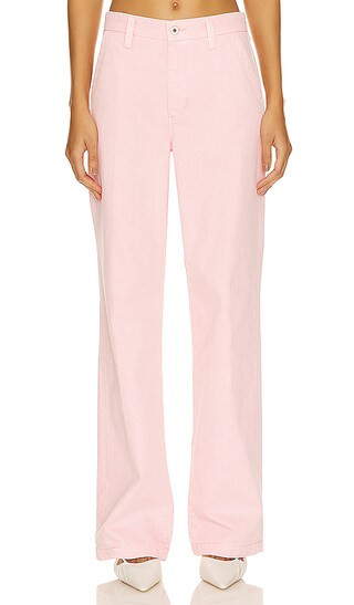 The Taylor Low Rise Trouser in Ballet Slipper | Revolve Clothing (Global)