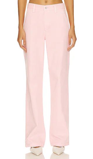 The Taylor Low Rise Trouser in Ballet Slipper | Revolve Clothing (Global)