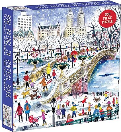 Galison 500 Piece Michael Storrings Bow Bridge in Central Park Jigsaw Puzzle for Adults and Famil... | Amazon (US)