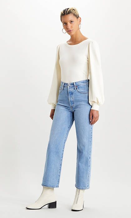 Ribcage Straight Ankle Jeans | Levi's (UK)