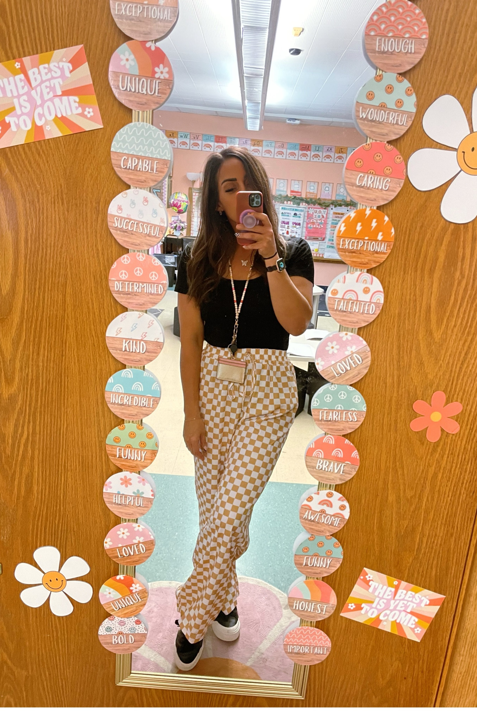 Kicking off Monday in my favorite comfy combo—checkered pants, a classic black bodysuit, and black Nikes. 🖤 Easy, laid-back, and perfect for staying comfortable while getting things done. Sharing the details if you’re into simple, casual looks for the start of the week! #MondayStyle #ComfyVibes #OOTD

#LTKWorkwear #LTKxPrimeDay #LTKStyleTip