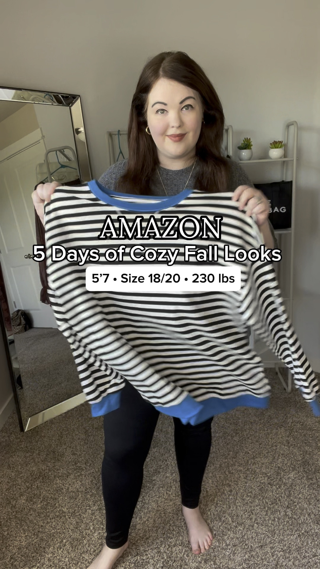 5 Days of Plus Size Cozy Fall Tops from Amazon! Day 1 🖤🤍💙 

This viral look for less striped pullover is available in plus sizes 1X-5X (fits tts). It’s supposed to fit oversized, I’m wearing the 1X. 12 colorful striped options and it’s 30% off!



#LTKPlusSize #LTKSaleAlert #LTKVideo