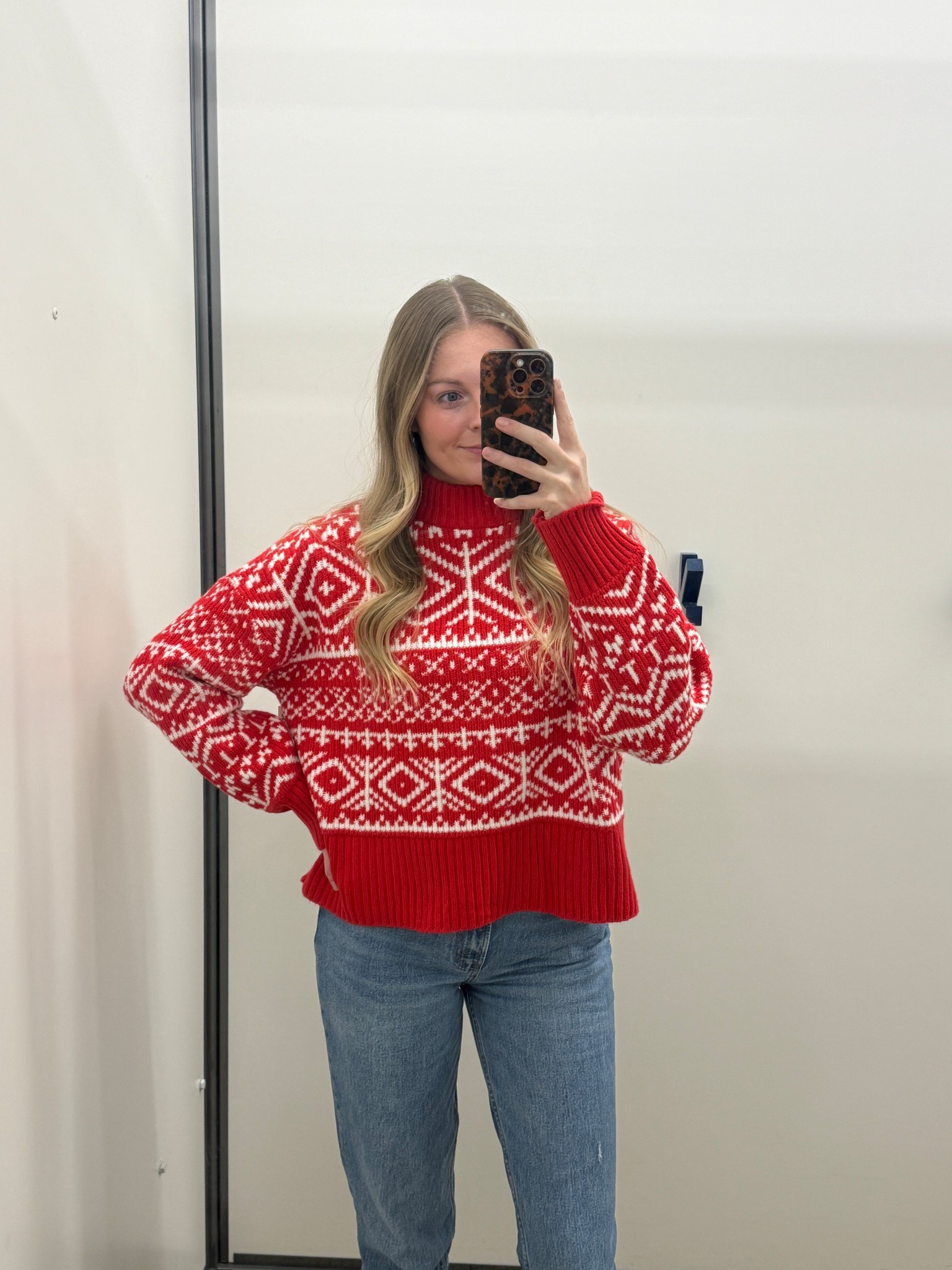 Cozy red sweater for the holidays! ♥️❄️

#LTKHoliday #LTKSeasonal #LTKootd