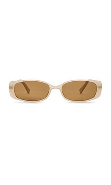 Le Specs Lil Starlight Sunglasses in Oatmeal & Tan Tint from Revolve.com | Revolve Clothing (Global)