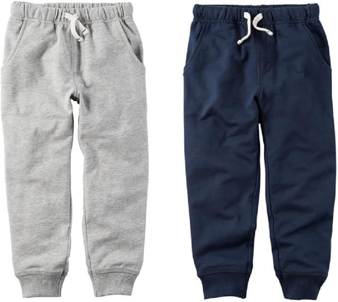 Carter's Toddler Boys 2 Pack French Terry Active Joggers/Pants | Amazon (US)