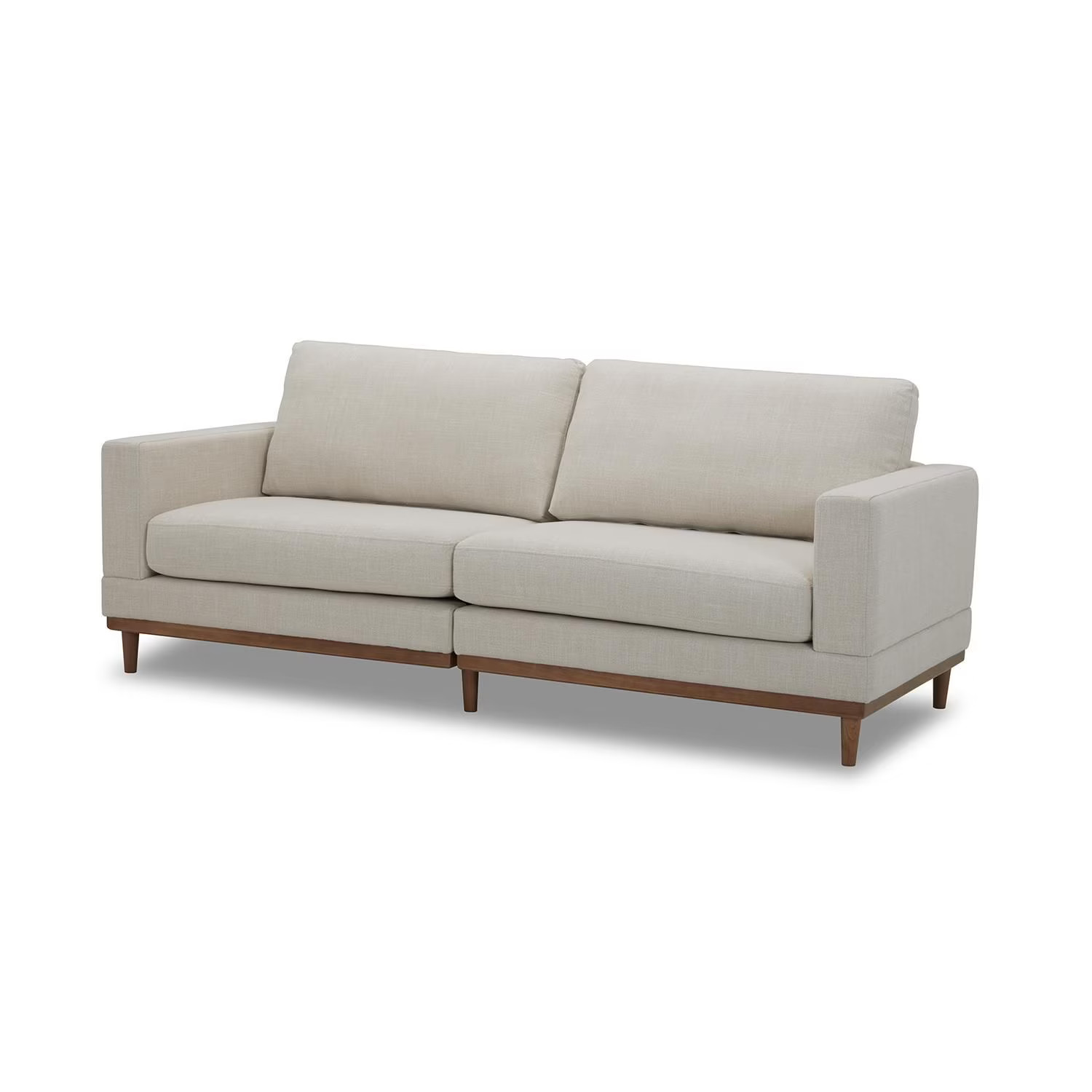 Better Homes & Gardens Springwood Wood Frame 83.46" Sofa, Light Honey | Walmart (CA)