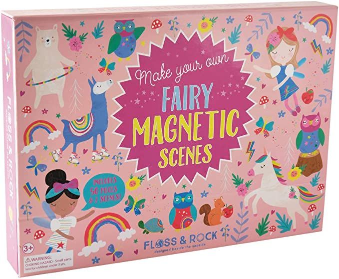 Amazon.com: Floss & Rock 40P3587 Rainbow Fairy Magnetic Play Scenes Toy : Toys & Games | Amazon (US)