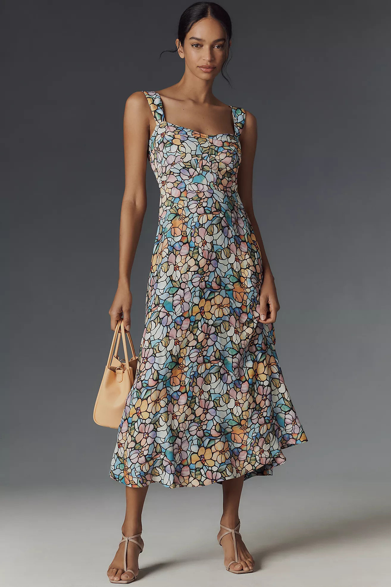 The Jocelyn Sleeveless Slip Midi Dress by Maeve | Anthropologie (US)