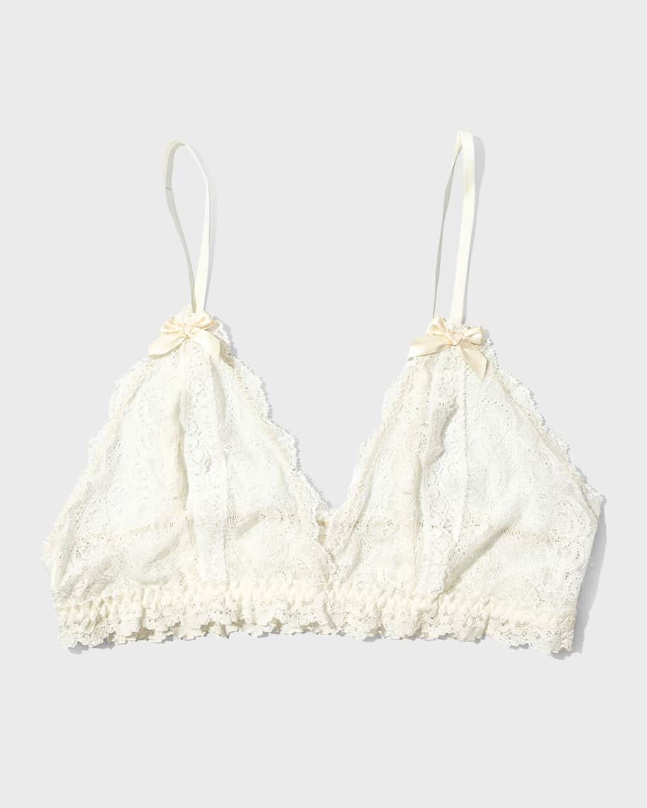Hanky Panky Luxe Lace Open-Cup Bralette | Neiman Marcus