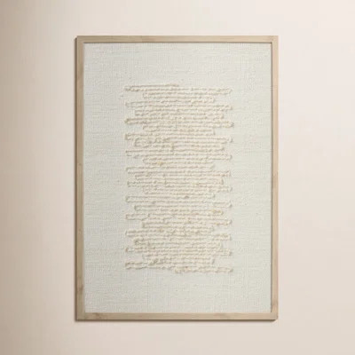 Amber Lewis x Loloi Mendocino Beige / Ivory 2'-6" x 3'-6" Wall Art | Wayfair North America