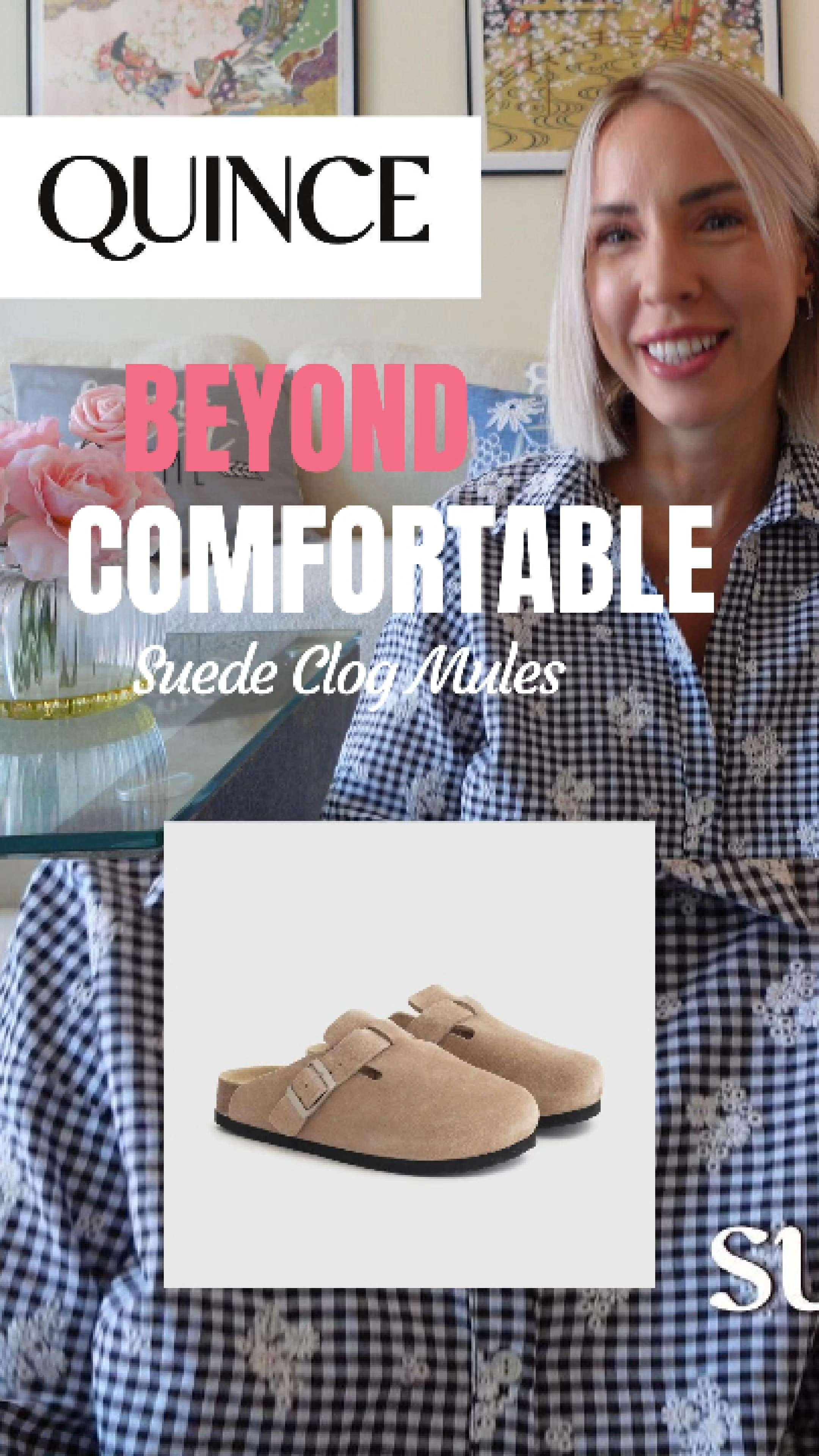 The Quince suede clogs that are giving everything and I am completely obsessed 🤎✨

#LTKshoecrush #LTKstyletip #LTKfindsunder100 #QuinceFinds #SuedeClogs #ClogShoes #SuedeMules #FallShoes #ShoeInspo #OutfitInspo #EverydayStyle #CuteShoes #ShoesOfTheDay #AffordableFashion #LTKfashion
 

 

#LTKMothersDay #LTKgrwm #LTKootd